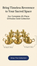 Orthodox Style Gold Candlestick Set