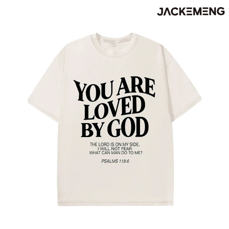 Oversized Washed Retro Inspirational Streetwear Print Tshirt USA Stock Wholesale Y2K Casual Tee
