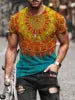 New Street Men's Casual Fitness T-Shirt Plus Size O-Neck Short Sleeved Top Jersey Knitted Fabric Pattern Custom Color Logo Quick