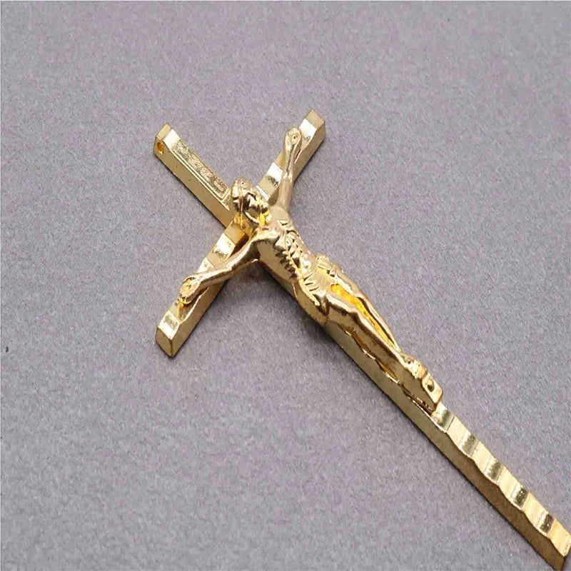 Christian Charm Cross Big Cross Jewelry Pendant, used to make a pendant cross rosary cross jewelry.