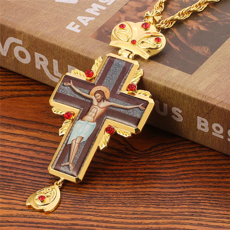 Orthodox Cross Jesus Christ Crucifix Church Ddecoration Christian Decor Russian Supplies