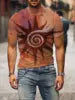 New Street Men's Casual Fitness T-Shirt Plus Size O-Neck Short Sleeved Top Jersey Knitted Fabric Pattern Custom Color Logo Quick