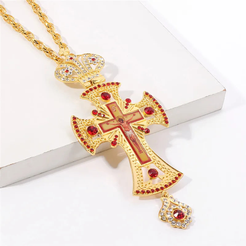Orthodox Cross Jesus Christ Crucifix Church Ddecoration Christian Decor Russian Supplies