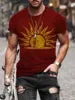 New Street Men's Casual Fitness T-Shirt Plus Size O-Neck Short Sleeved Top Jersey Knitted Fabric Pattern Custom Color Logo Quick