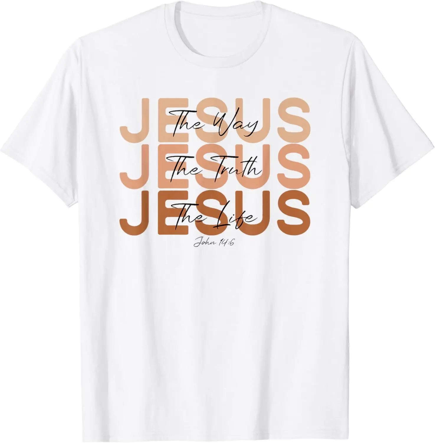 Christian T-shirts, Women's Styles,featuring Jesus, The Way, Truth, and Life; Graphic T-shirts; Vintage T-shirts.Personality Y2K