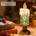 Creative Flameless LED Candle Light Christmas Room Decoration Candle Light Gift Battery Powered Candlestick Lamp Ornaments Light