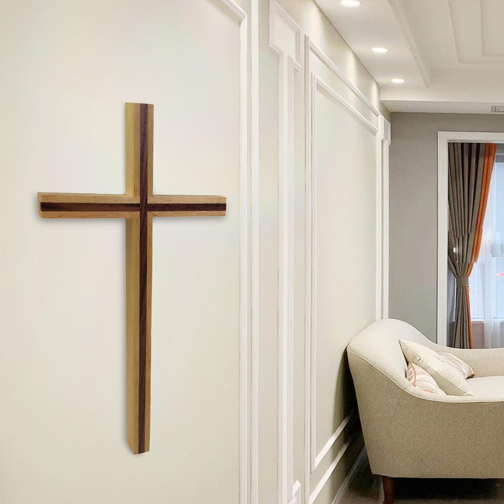 Church Wall Hanging Crucifix Jesus Christianity Wood Cross Decorative Bedroom
