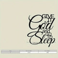 Christian Give It to God and Go to Sleep Iron Wall Art, Rustproof Metal Sign for Home Church Decor