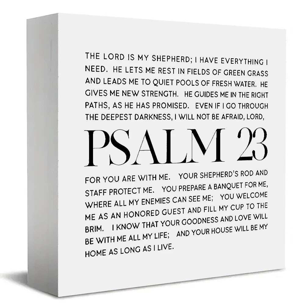 Christian Inspirational Tabletop Decor - Suitable for Office, Home or Colleague Gifts & Faith Encouragement, Motivational Decor