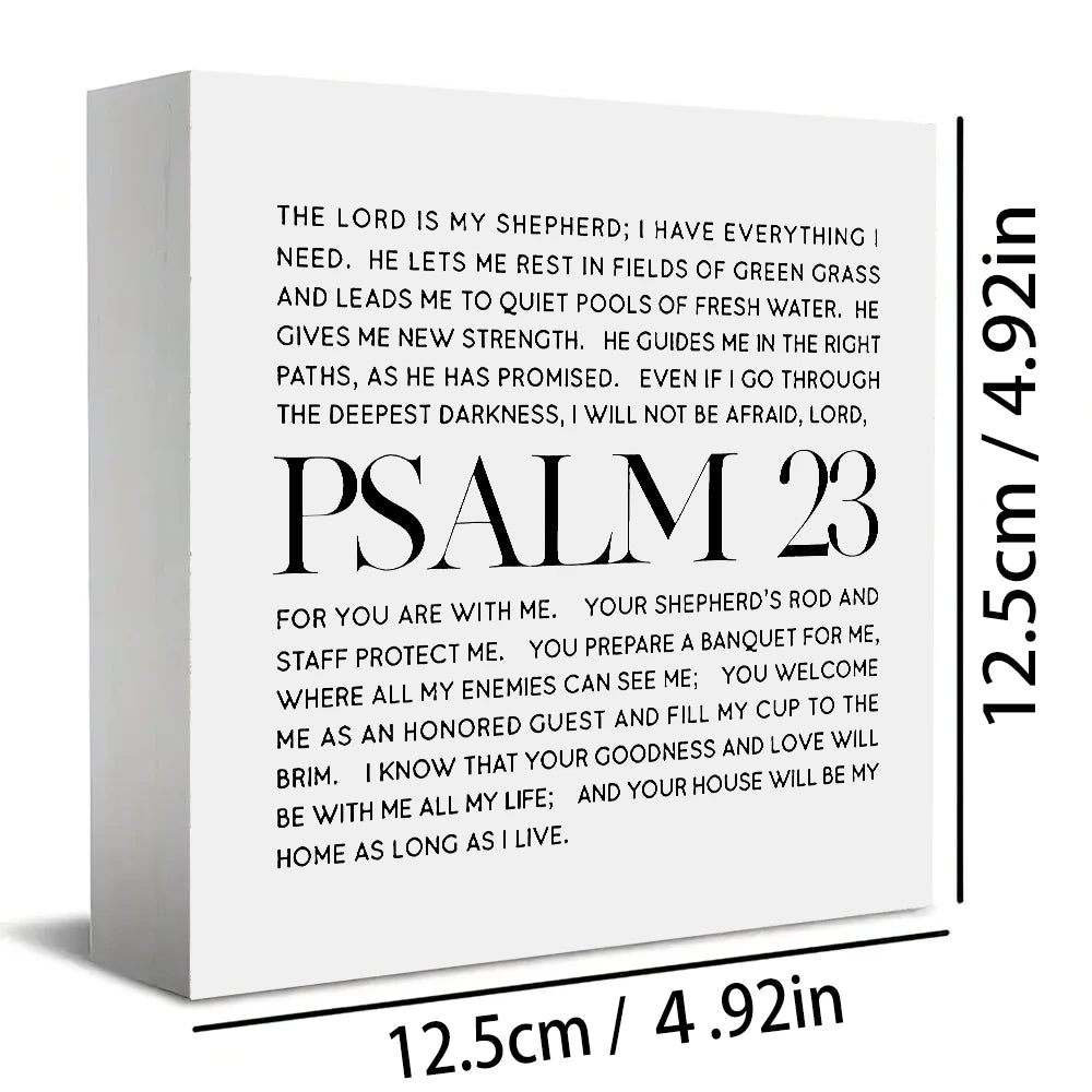 Christian Inspirational Tabletop Decor - Suitable for Office, Home or Colleague Gifts & Faith Encouragement, Motivational Decor