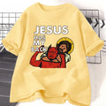 Jesus Has My Back Tshirt Funny Christian Jesus Brazilian Jiu-jitsu T-Shirt Religious Faith Tshirts Cotton Short Sleeve Clothes