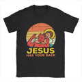 Jesus Has Your Back Jiu Jitsu Retro Christian T Shirts Women Vintage Short Sleeve Tee Shirt Tops graphic t shirts Summer Y2K top
