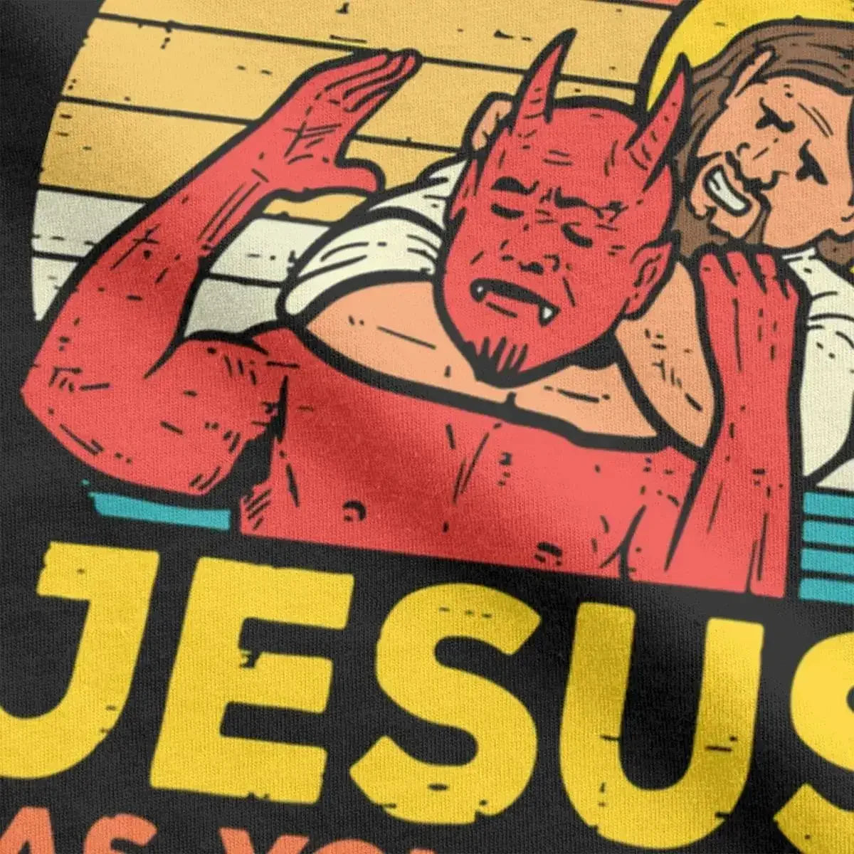 Jesus Has Your Back Jiu Jitsu Retro Christian T Shirts Women Vintage Short Sleeve Tee Shirt Tops graphic t shirts Summer Y2K top