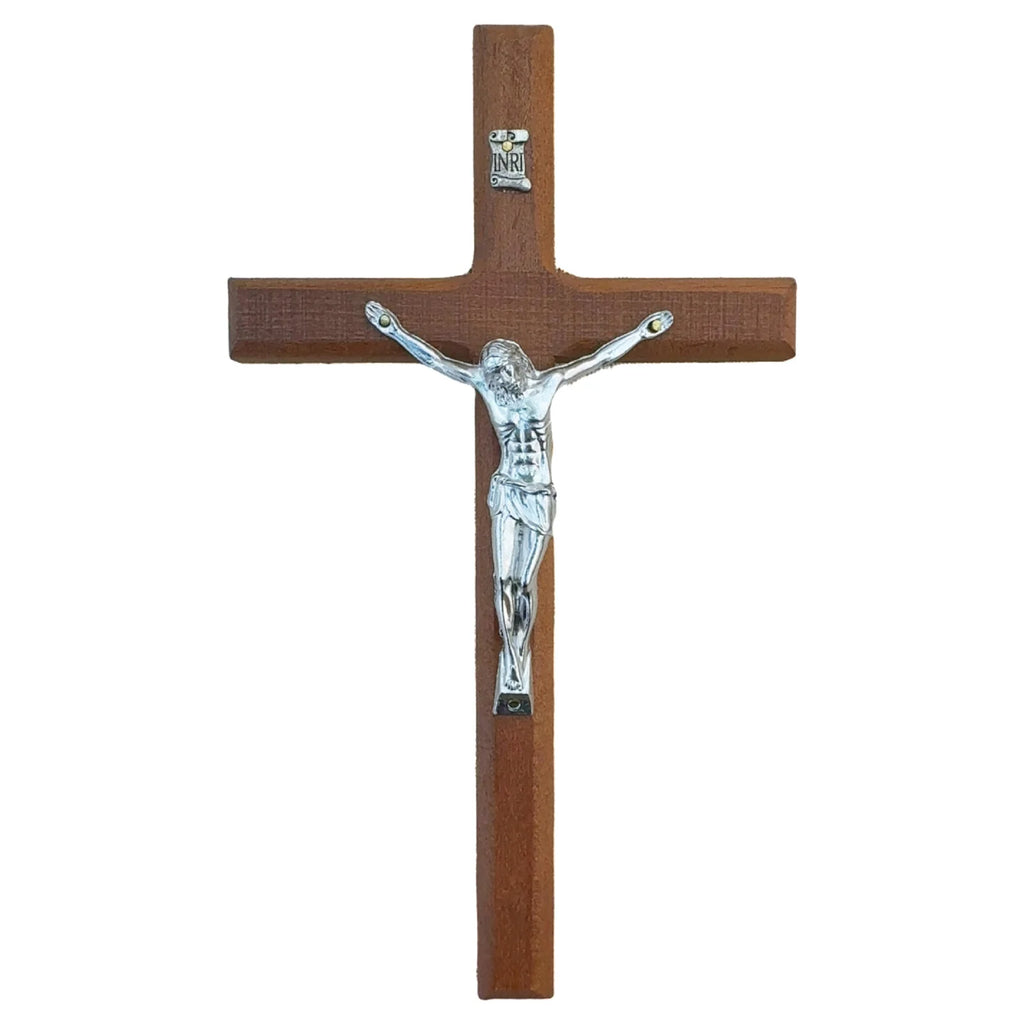 Wall Crucifix Cross Gift Wood Cross Wall Decor for Entrance Christmas Easter Jesus Sculpture Figurine Christian Collection
