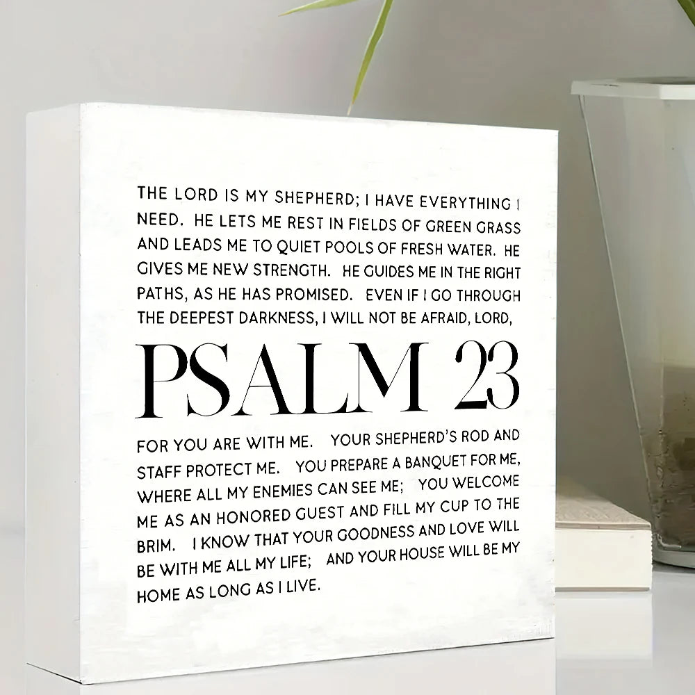 Christian Inspirational Tabletop Decor - Suitable for Office, Home or Colleague Gifts & Faith Encouragement, Motivational Decor