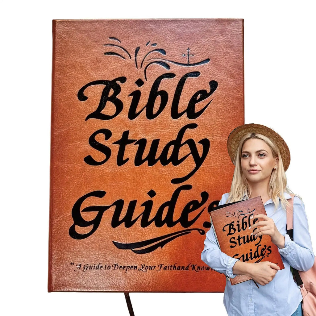 Bible Study Guide for Beginners 66-Page Devotional Journal with Daily Scripture Quotes, Prayer Reflections & Yearlong Study Plan