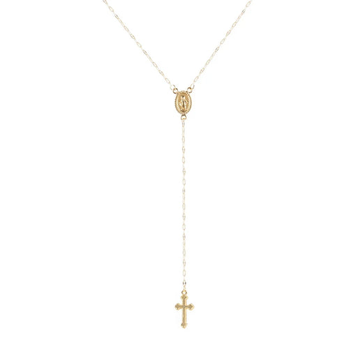2025 New Fashion Vintage Christian Cross Bohemia Religious Rosary Pendant Necklace For Women Charm Jewelry Gifts Wholesale