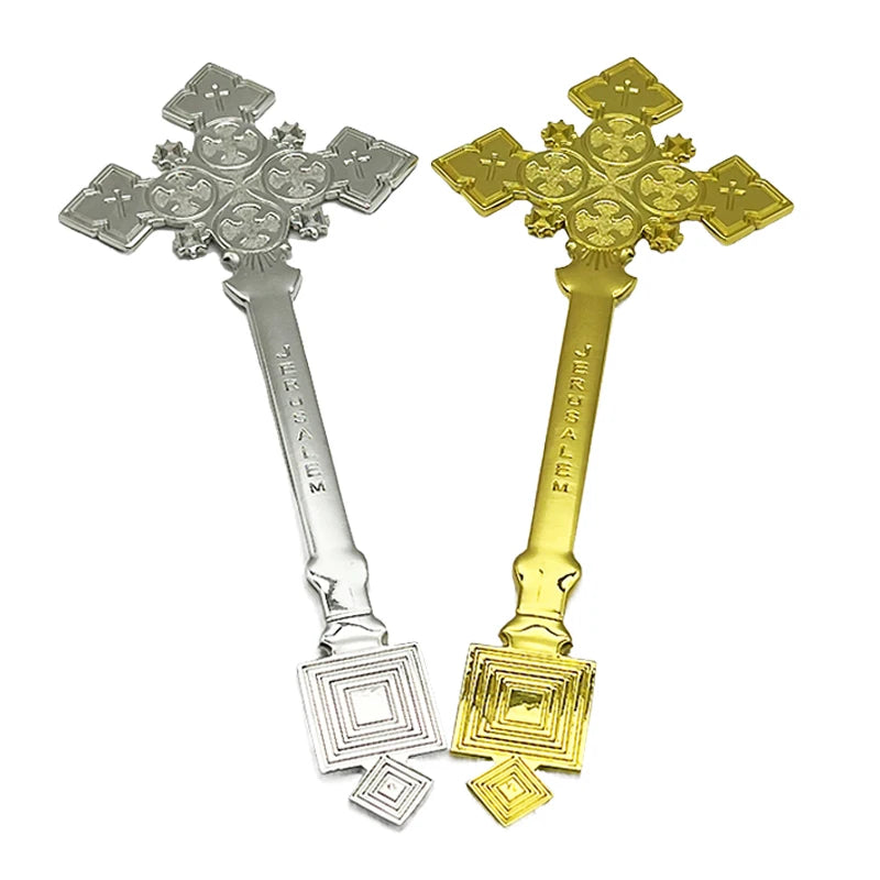 Orthodox Catholic Wall Cross Gold And Silver Christian Crucifix Church Wall Decor Blessing Cross крестик православный