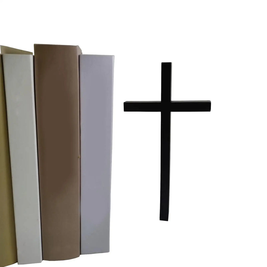 Handcrafted Wooden Jesus Wall Crucifix Religious Cross Decor for Home Church Office Elegant Christian Gift for Baptism Communion