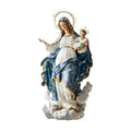 EeChristmas Decor Virgin Mary Statue With Infant Jesus Desktop Nativity Display