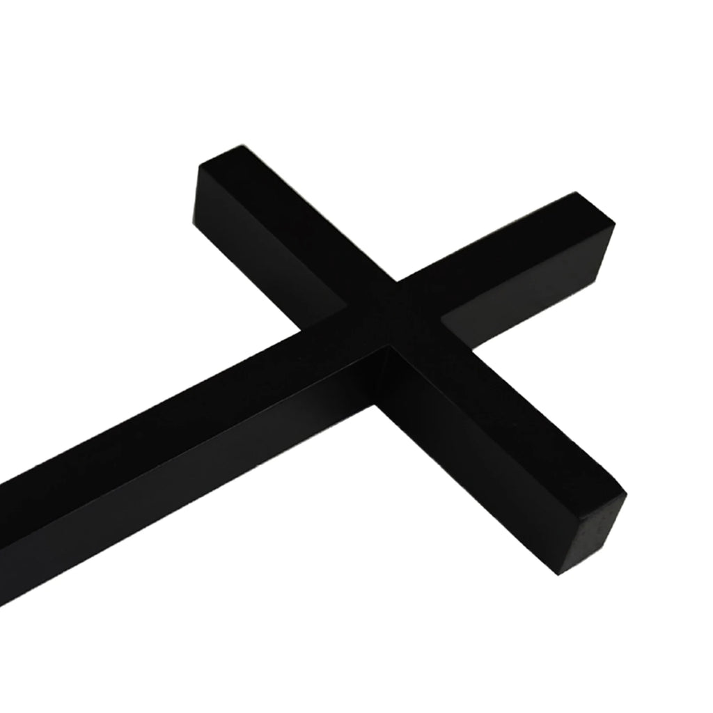 Handcrafted Wooden Jesus Wall Crucifix Religious Cross Decor for Home Church Office Elegant Christian Gift for Baptism Communion