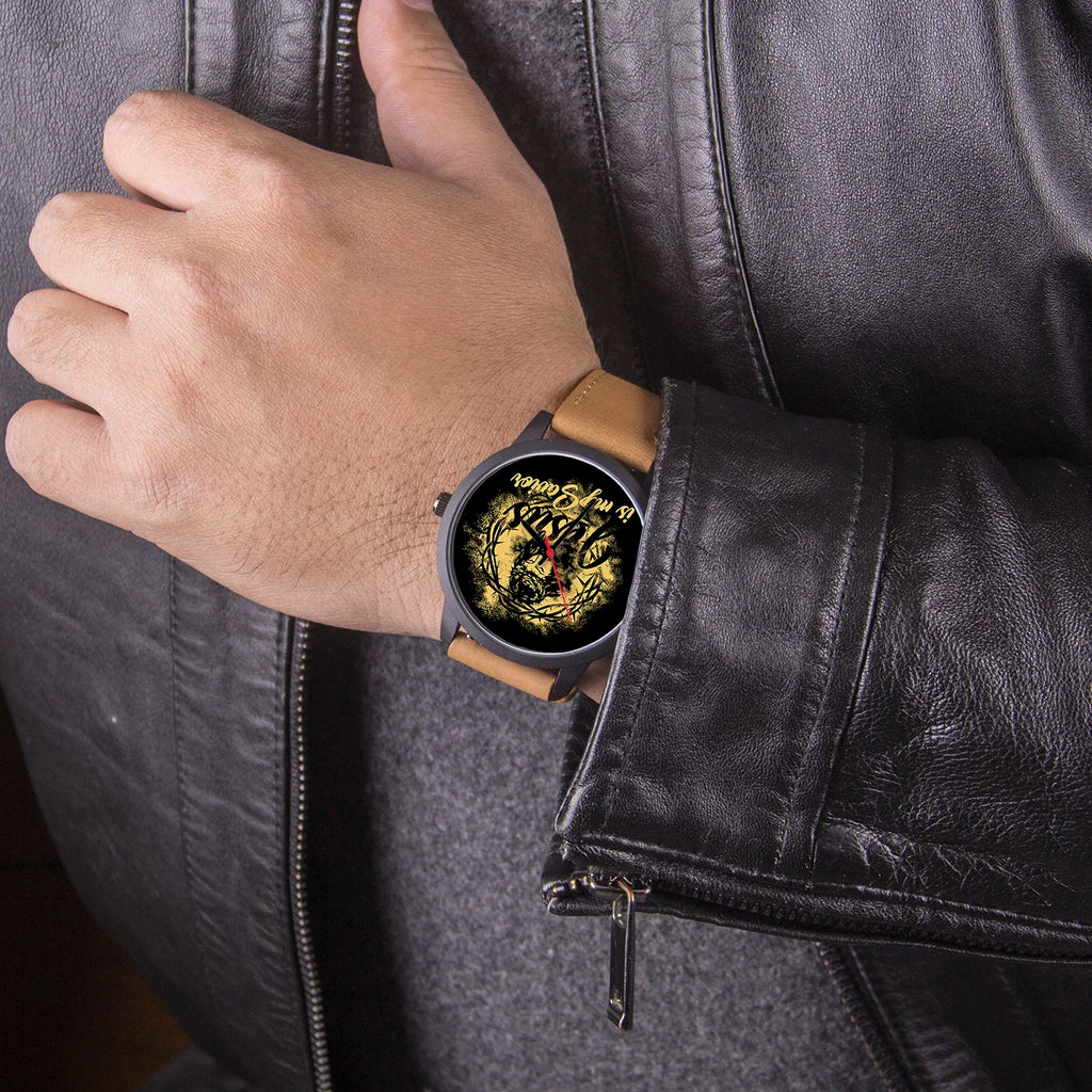 Factory Store Jesus Design Christianity Son of God Style Clothing Matching Gifts for Christian Men's Battery Quartz Wrist Watch