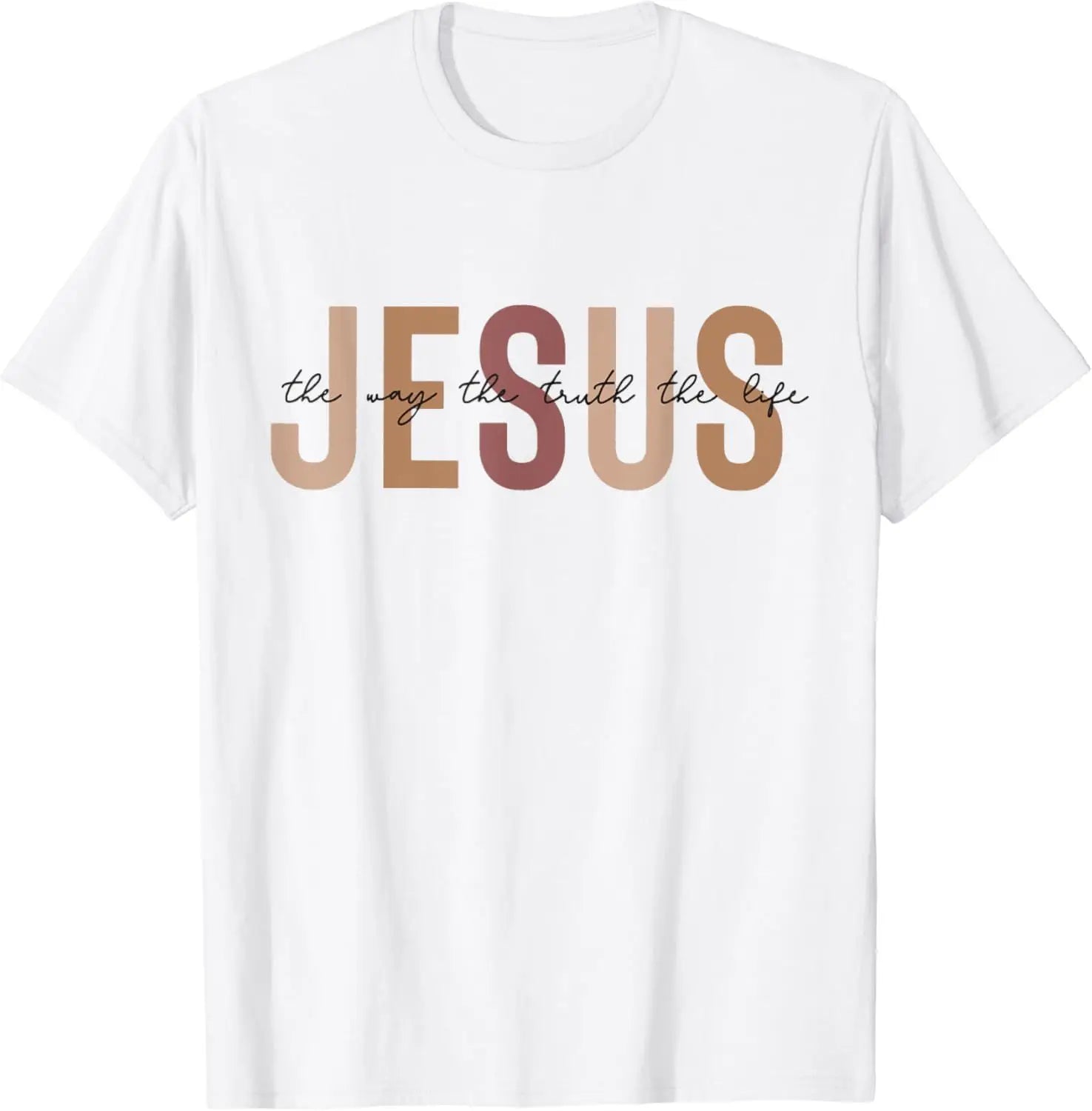 Christian T-shirts, Women's Styles,featuring Jesus, The Way, Truth, and Life; Graphic T-shirts; Vintage T-shirts.Personality Y2K