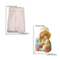 Virgin Mary Baby Jesus Silicone Mold 3D Religious Candle Soap Resin Mold Rose Accents Sacred Heart Easter Christmas Home Decor