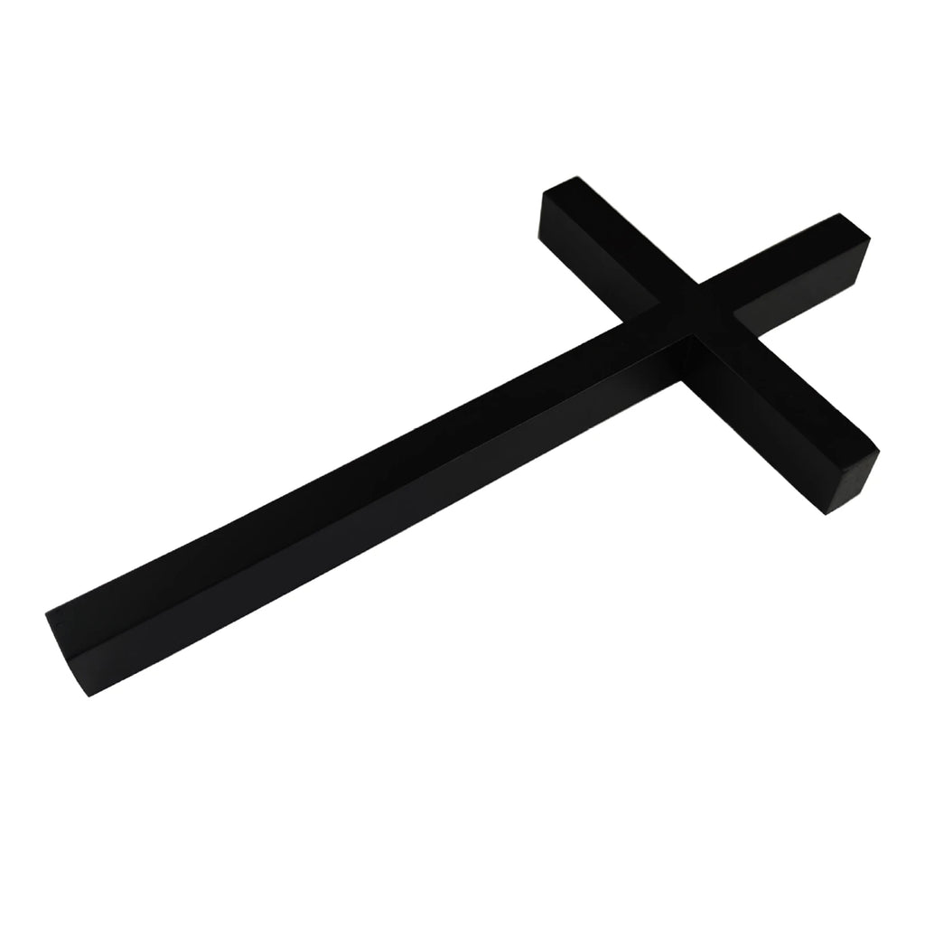 Handcrafted Wooden Jesus Wall Crucifix Religious Cross Decor for Home Church Office Elegant Christian Gift for Baptism Communion