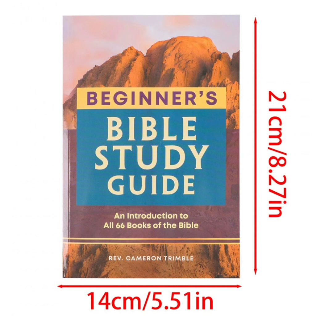 Bible Study Guide for Beginners: Easy Introduction To All 66 Books, Christian Scripture Learning Book for New Believers