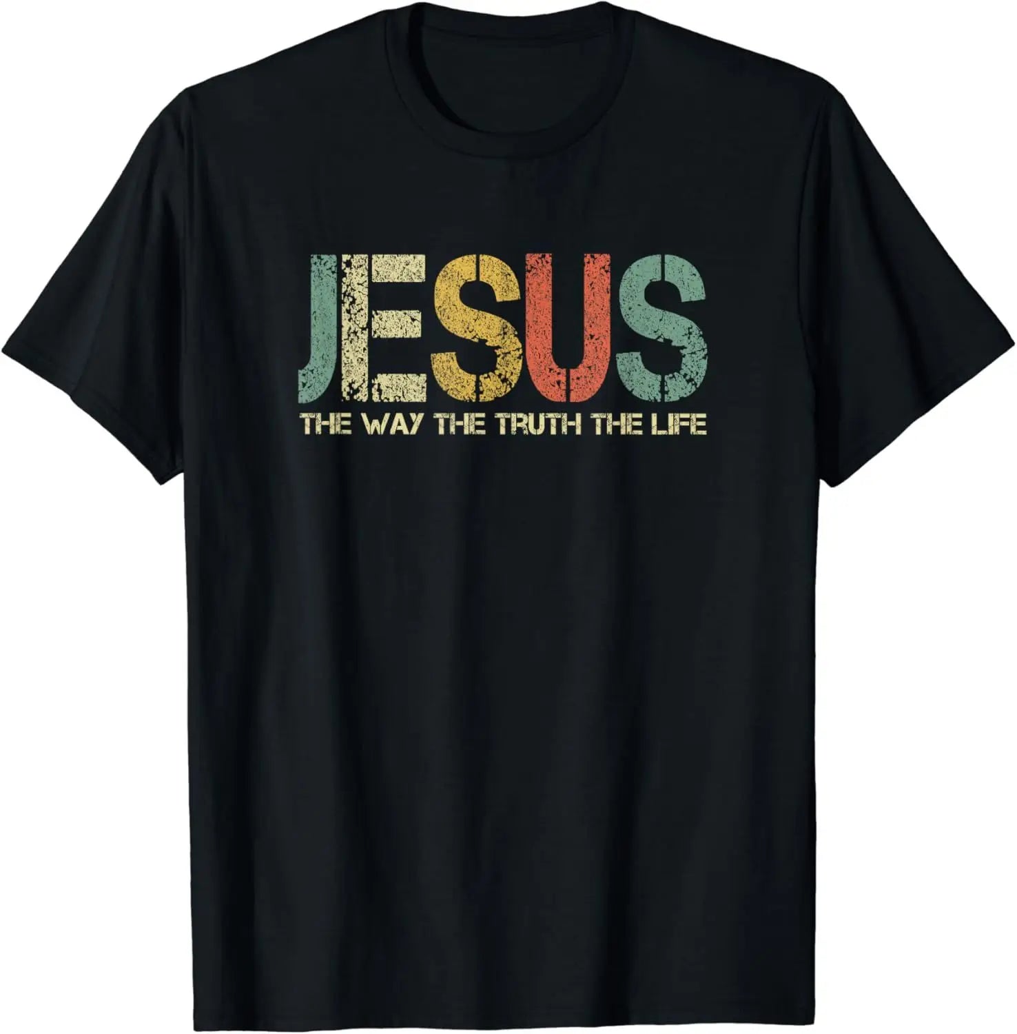 Christian T-shirts, Women's Styles,featuring Jesus, The Way, Truth, and Life; Graphic T-shirts; Vintage T-shirts.Personality Y2K