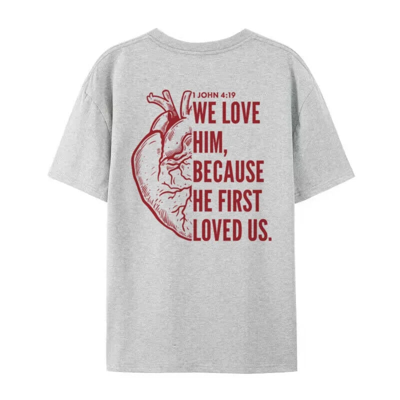 Women's Back-printed Christian Top, Jesus Faith T-shirt, Bible Verse Religious Clothing Gift.women Clothing Fashion Personality