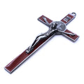 Church Relics Jesus On The Stand Cross Wall Crucifix Antique Home Chapel Decor Christ Cross Pendant Religion Pray Decoration