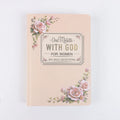 Women's Devotional Journal "One Minute with God" | 365 Daily Devotions | Pink Rose Cover | Faith Growth Gift
