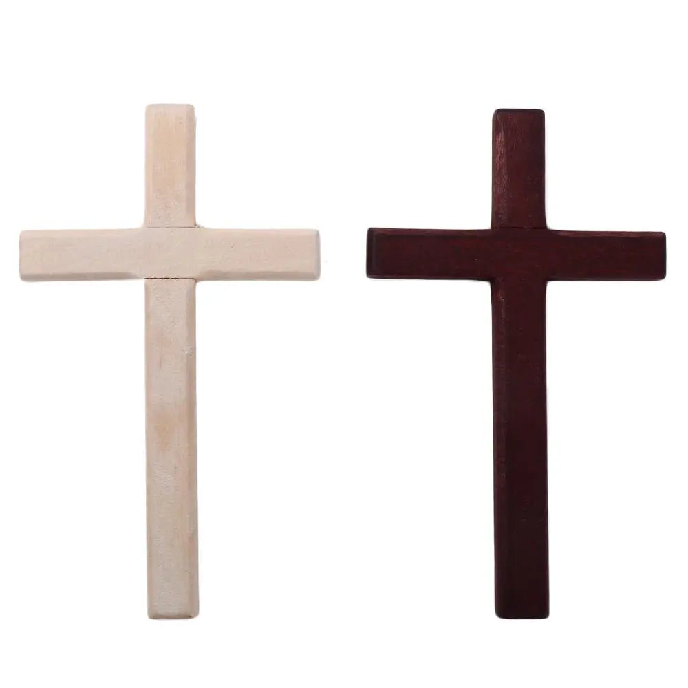 Wooden 12*7Cm Prayer Christian Home Decoration Religious Charm Christian Decor Pendant Ornaments Cross