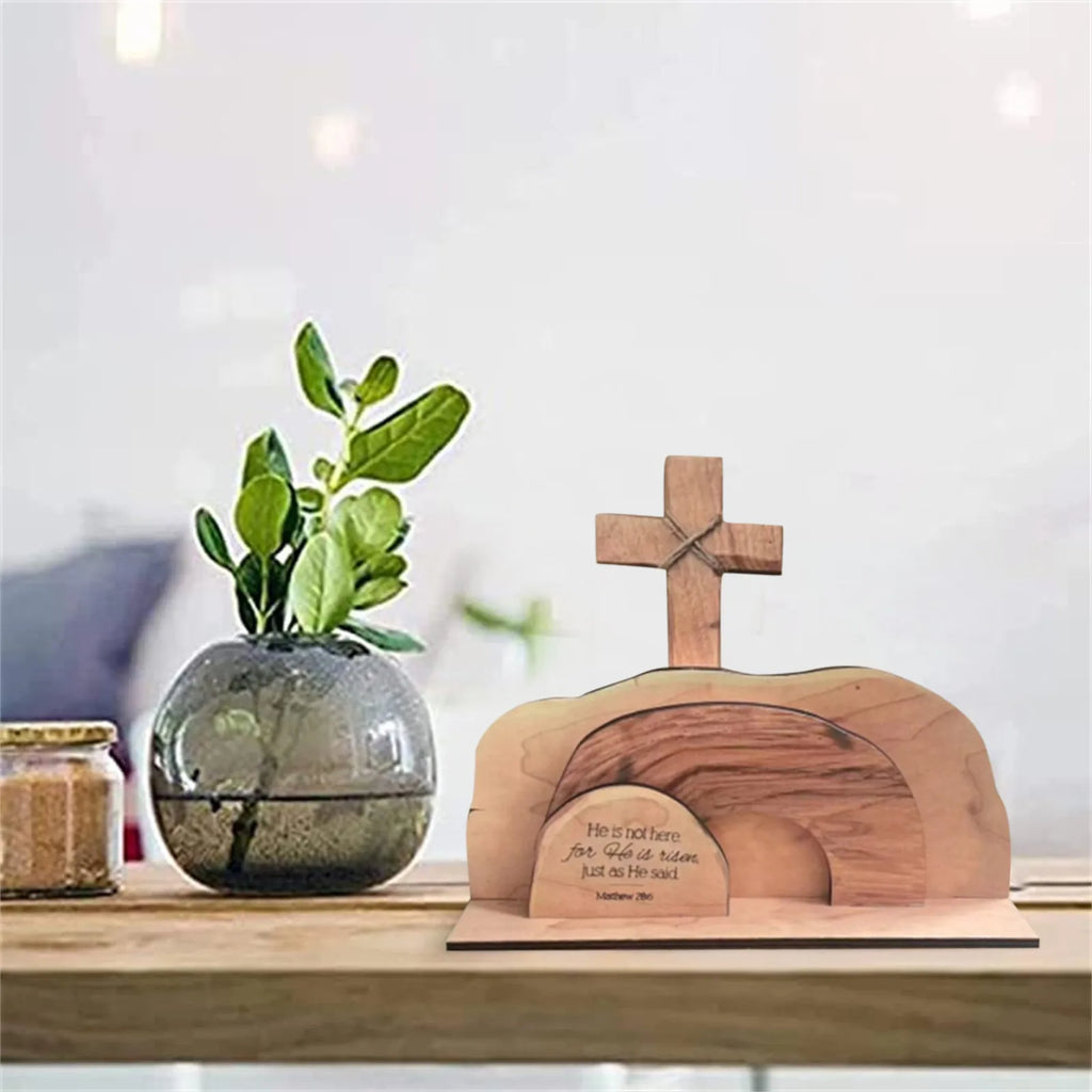 Creative Easter Resurrection Scene Risen Christ Figurine Decor For The Home Easter Christian Jesus Scene Ornaments иудаизм