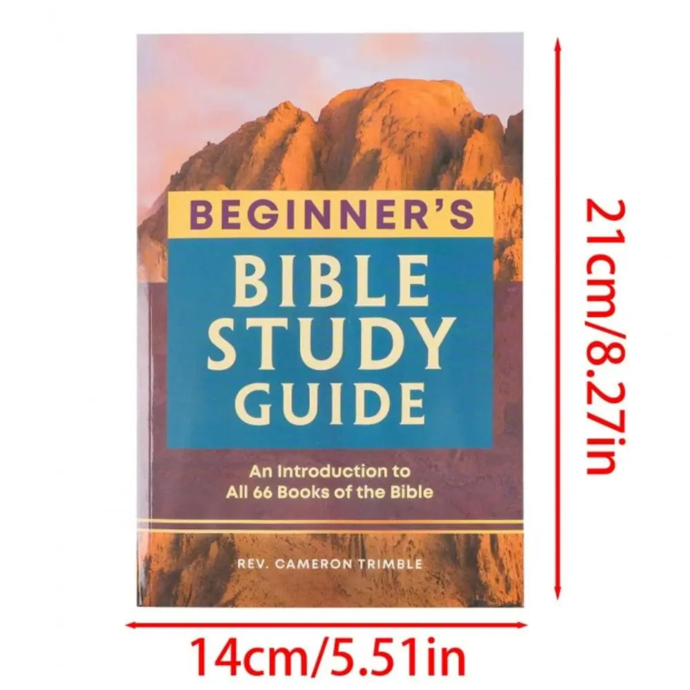 Christian Beginner's Bible Study Guide All 66 Books Reading Plan Verses Study Book Study Notes Faith Devotion Reading Plan Gifts