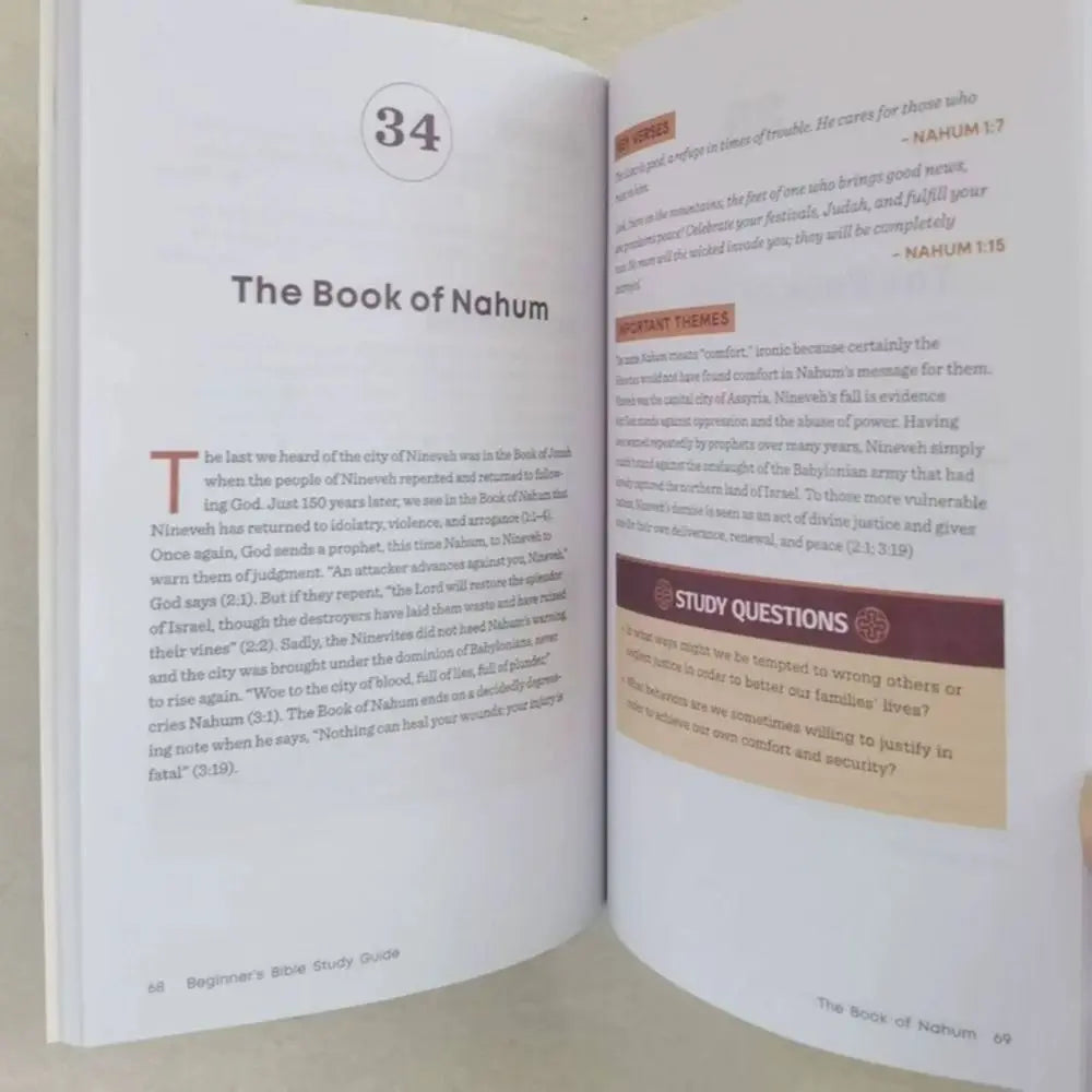 Christian Beginner's Bible Study Guide All 66 Books Reading Plan Verses Study Book Study Notes Faith Devotion Reading Plan Gifts