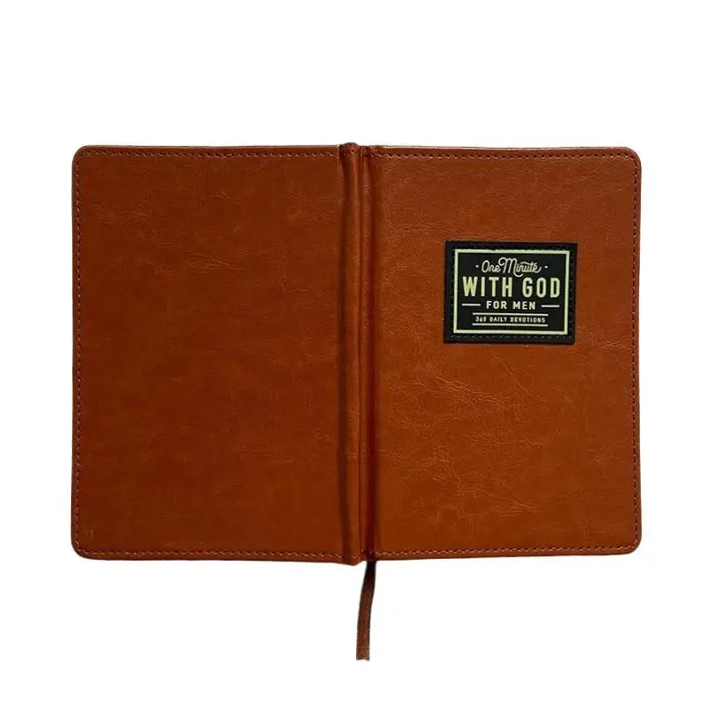 365 Days Daily Prayer Leather Brown And Pink Notebook Portable Daily Devotional Journal Faith Stationery Supplies For Women