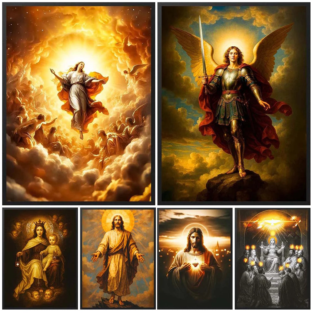 Christianity Catholicism The Orthodox Church Poster Wall Pictures For Church Decor Religion Wall Art Canvas Painting Unframed