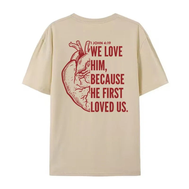 Women's Back-printed Christian Top, Jesus Faith T-shirt, Bible Verse Religious Clothing Gift.women Clothing Fashion Personality