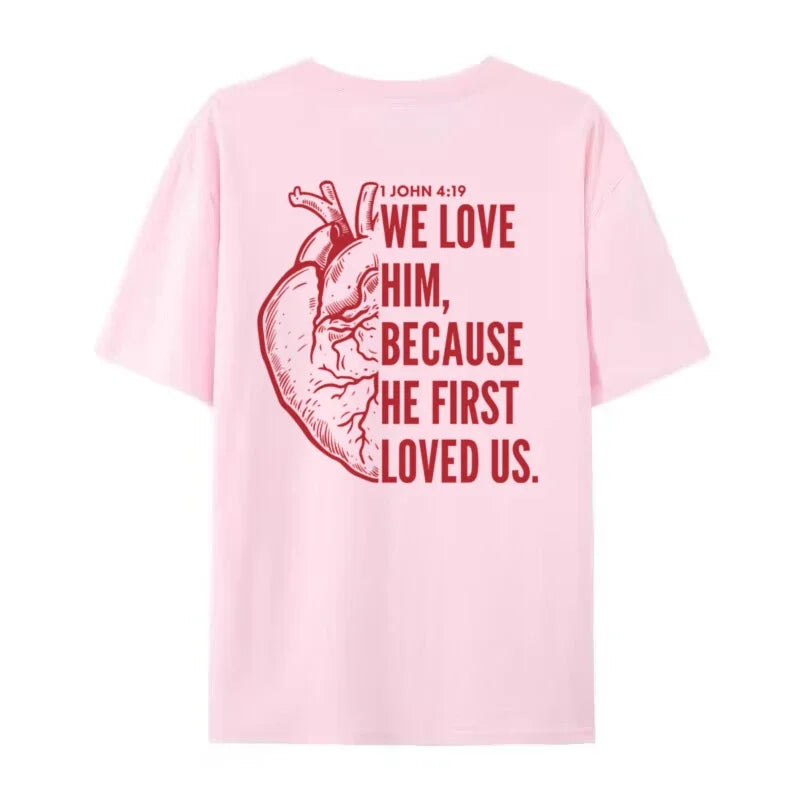 Women's Back-printed Christian Top, Jesus Faith T-shirt, Bible Verse Religious Clothing Gift.women Clothing Fashion Personality