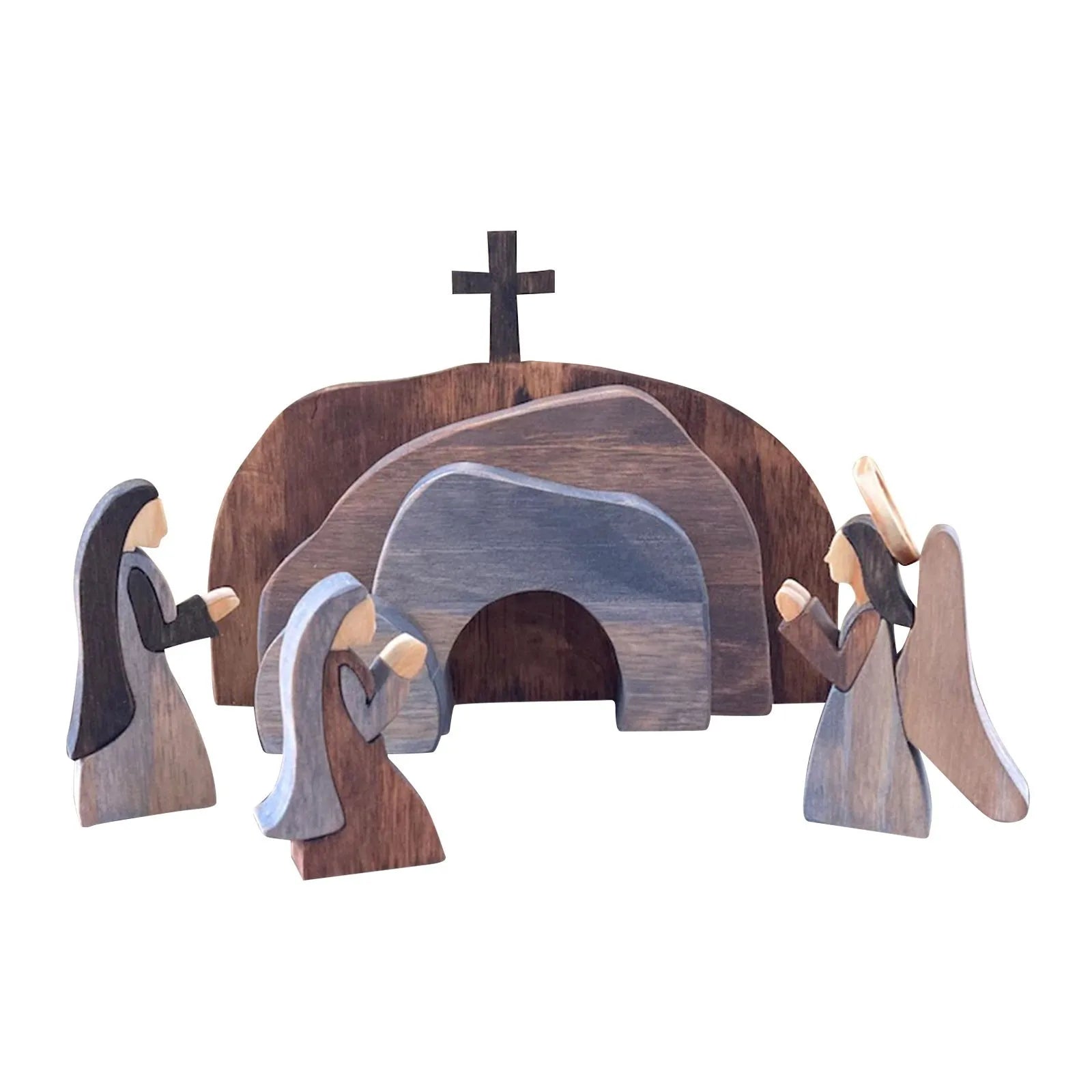 Creative Easter Resurrection Scene Risen Christ Figurine Decor For The Home Easter Christian Jesus Scene Ornaments иудаизм