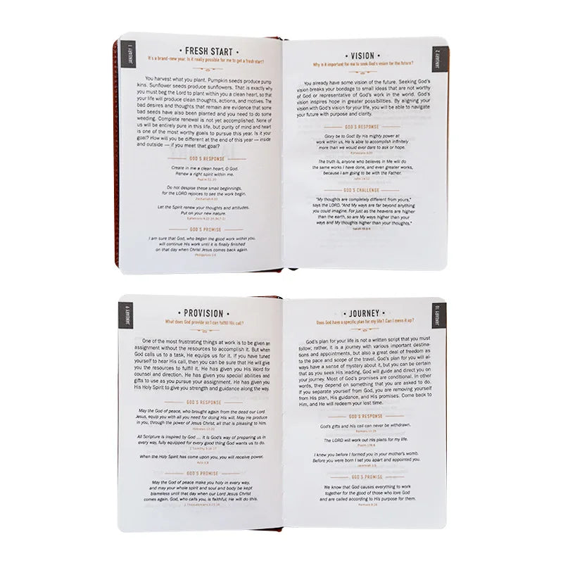 One Minute with God for Men Leather Prayer Journal 365 Daily Devotions Bible Study Diary Christian Gift