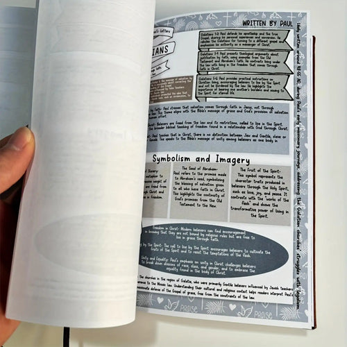 Bible Study Guide for Beginners 66-Page Devotional Journal with Daily Scripture Quotes, Prayer Reflections & Yearlong Study Plan