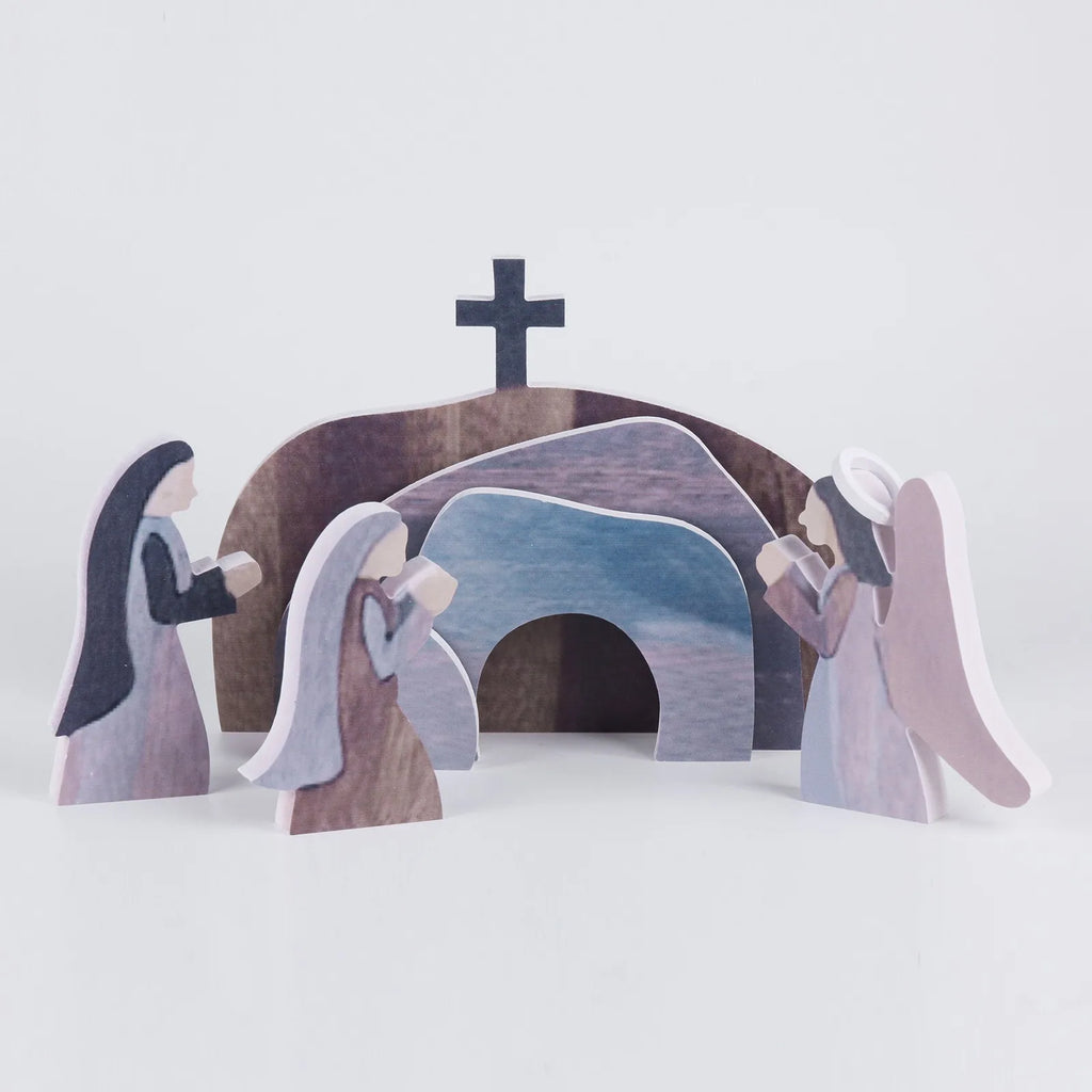 Creative Easter Resurrection Scene Risen Christ Figurine Decor For The Home Easter Christian Jesus Scene Ornaments иудаизм