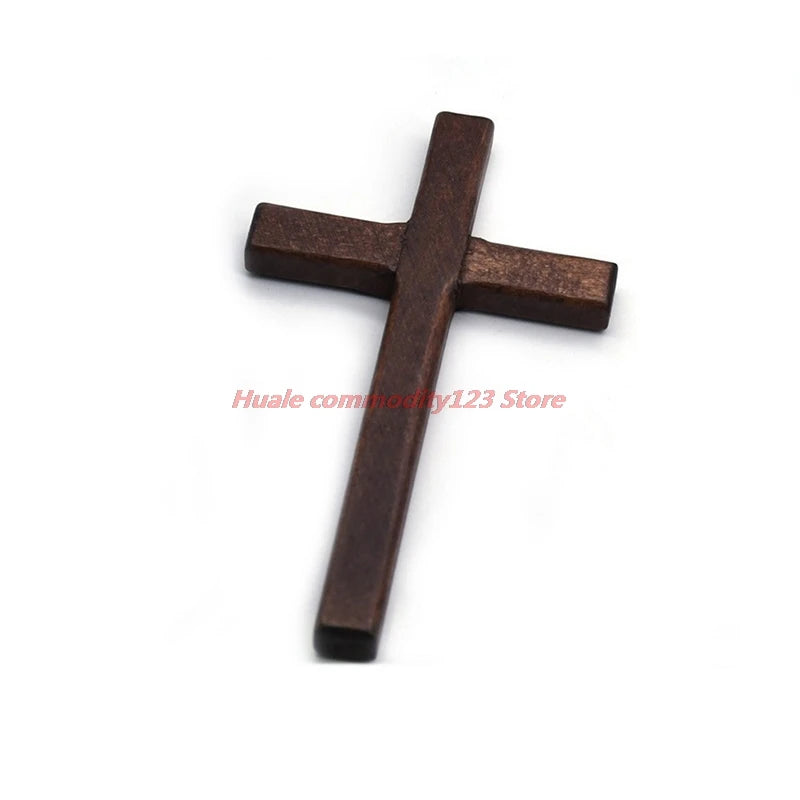 Wooden Cross Ornaments Christ Wall Hanging Table Cross for Home Altar Chapel Church Decoration Christian Gift Crafts
