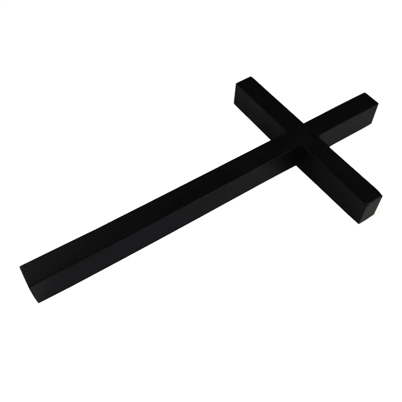 Handcrafted Wooden Jesus Wall Crucifix Religious Cross Decor for Home Church Office Elegant Christian Gift for Baptism Communion