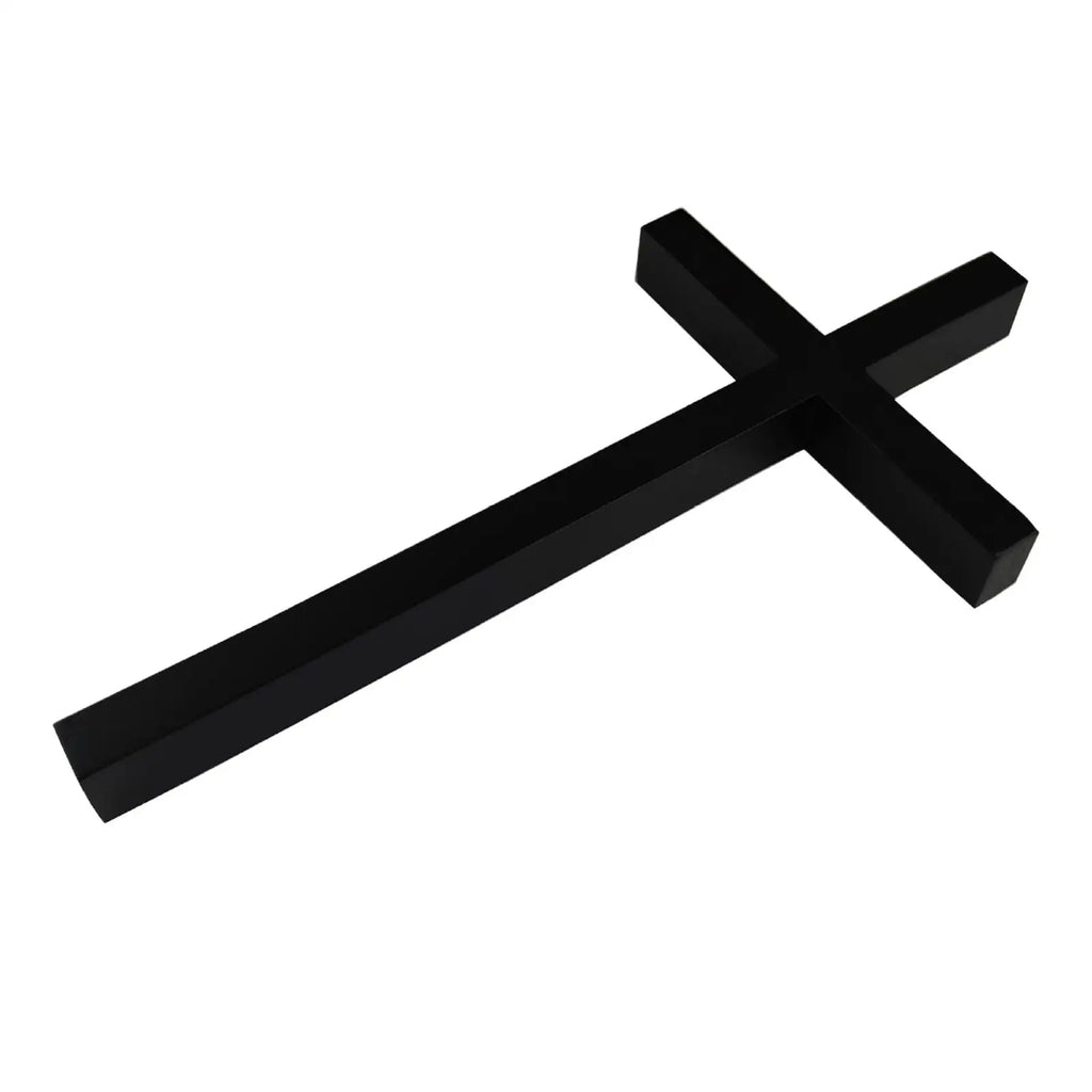 Handcrafted Wooden Jesus Wall Crucifix Religious Cross Decor for Home Church Office Elegant Christian Gift for Baptism Communion