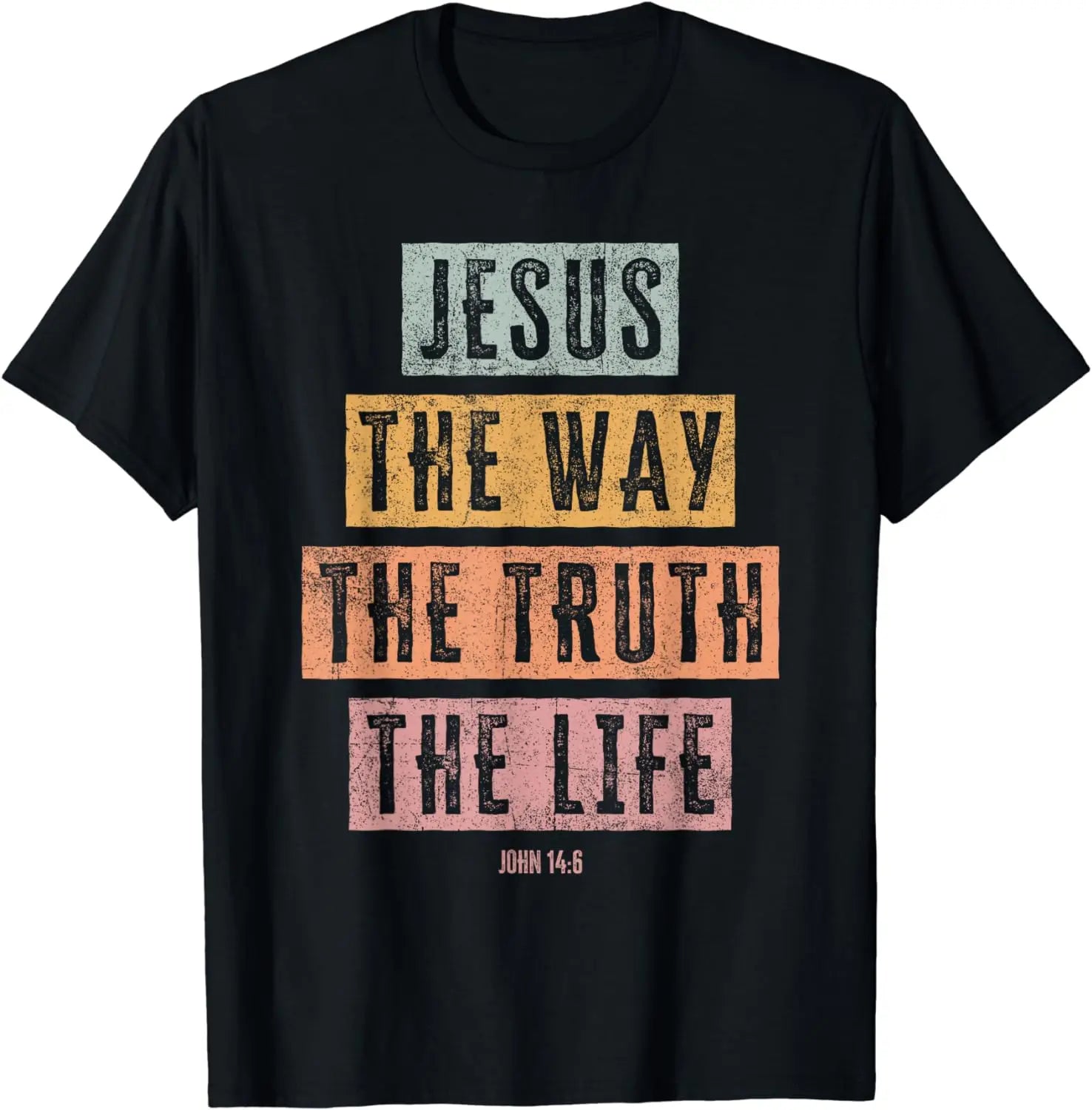 Christian T-shirts, Women's Styles,featuring Jesus, The Way, Truth, and Life; Graphic T-shirts; Vintage T-shirts.Personality Y2K
